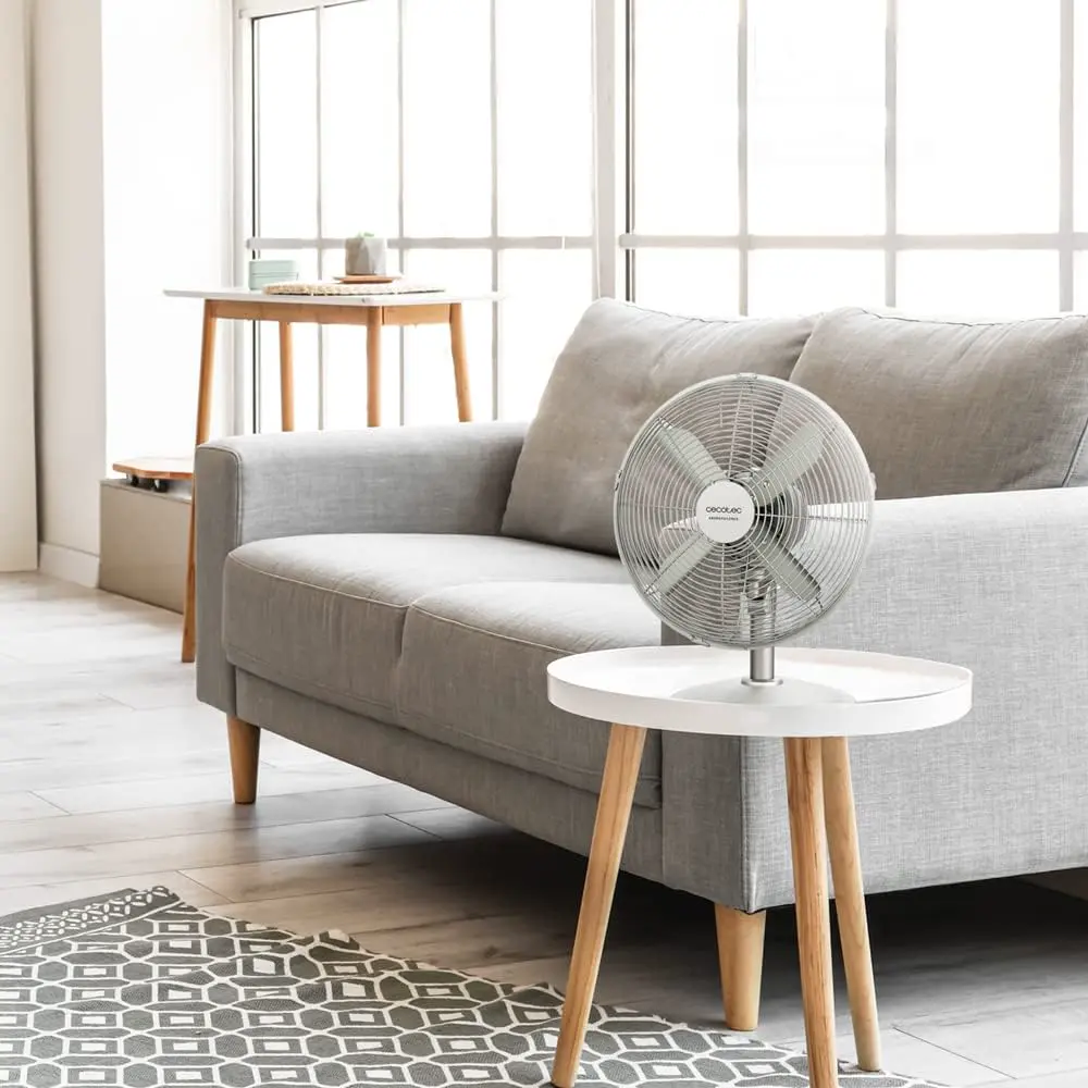 Tragbarer Luftkühler für fensterlose Räume, 3-in-1 Ventilator und Luftbefeuchter, Fernbedienung, 1L Wassertank, 24H Timer, Perfekt für Schlafzimmer und Wohnräume vue 3
