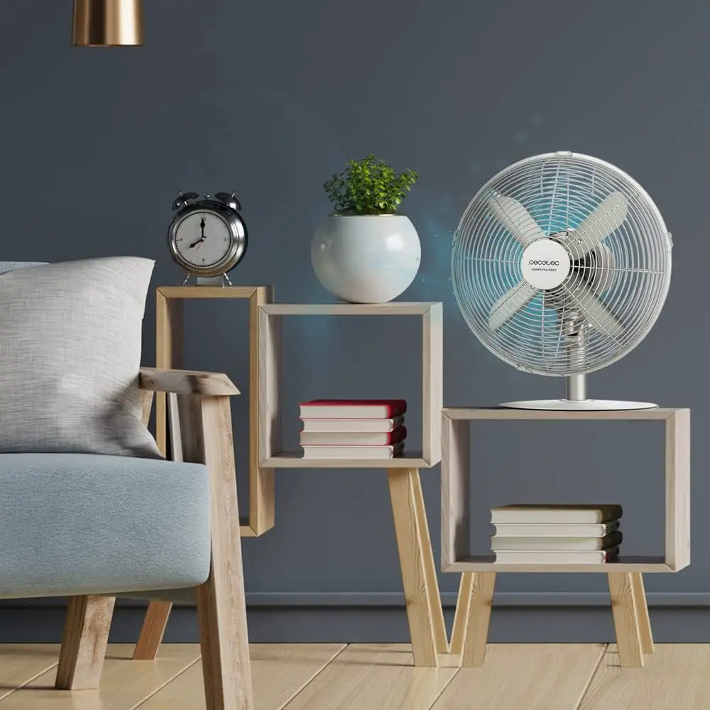 Tragbarer Luftkühler für fensterlose Räume, 3-in-1 Ventilator und Luftbefeuchter, Fernbedienung, 1L Wassertank, 24H Timer, Perfekt für Schlafzimmer und Wohnräume vue 5