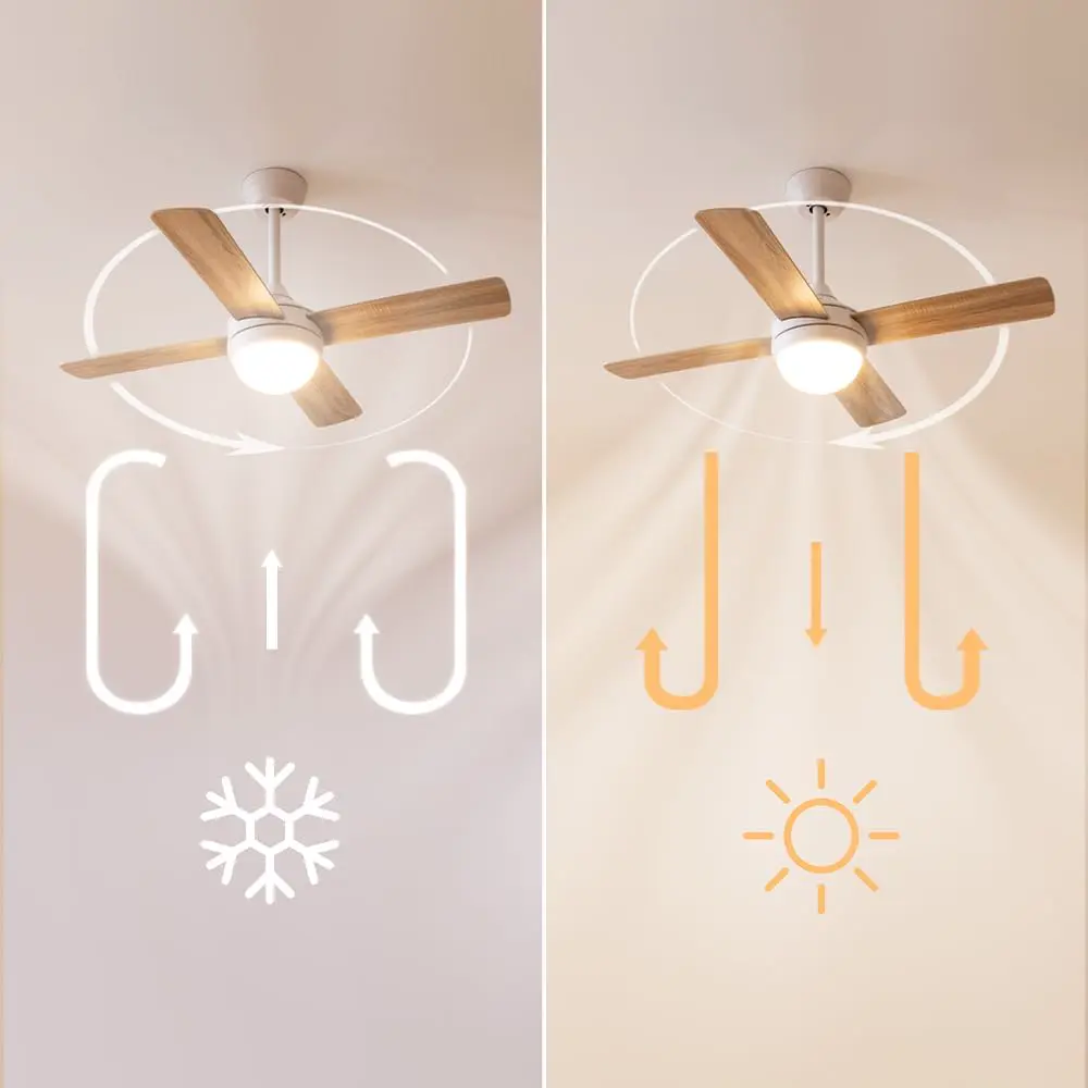 Cecotec Deckenventilator EnergySilence Aero 4250 DC Fresh. 40 W, DC-Motor, Durchmesser 42 Zoll mit 4 umkehrbaren Flügeln, LED-Licht, Fernbedienung, Timer, 6 Geschwindigkeiten vue 12