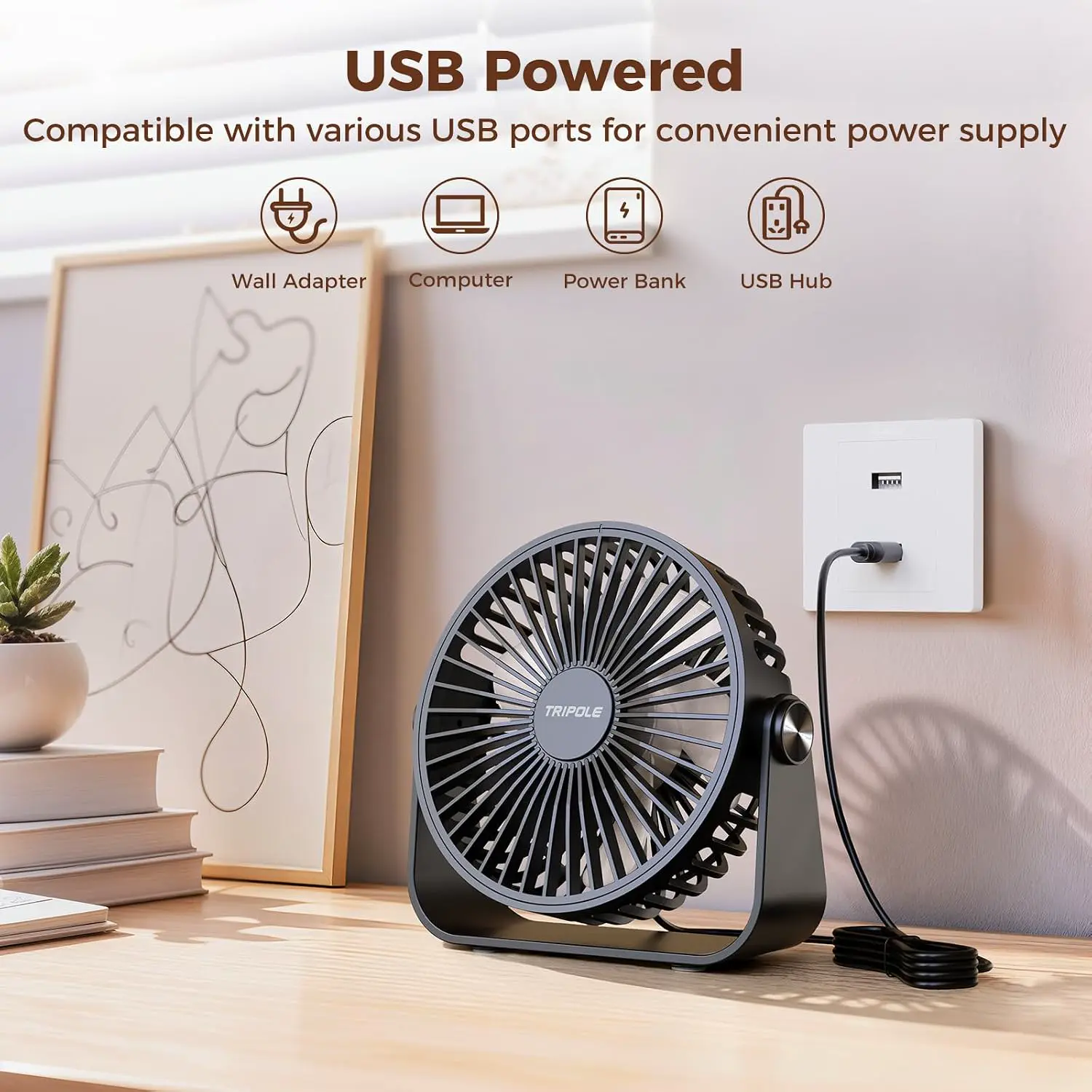 Tragbarer Luftkühler für fensterlose Räume, 3-in-1 Ventilator und Luftbefeuchter, Fernbedienung, 1L Wassertank, 24H Timer, Perfekt für Schlafzimmer und Wohnräume vue 7