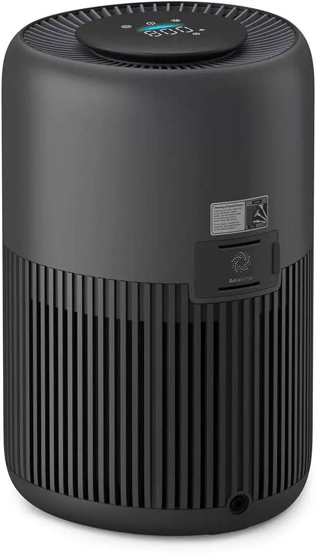Philips Luftreiniger 900 Serie mit App, Schwarz, für Räume bis 65 m² | CADR 250m³/h, AIR+-App, HEPA NanoProtect-Filter, entfernt bis zu 99,97% Schadstoffe, ultraleise & für Allergiker (AC0951/13) vue 2