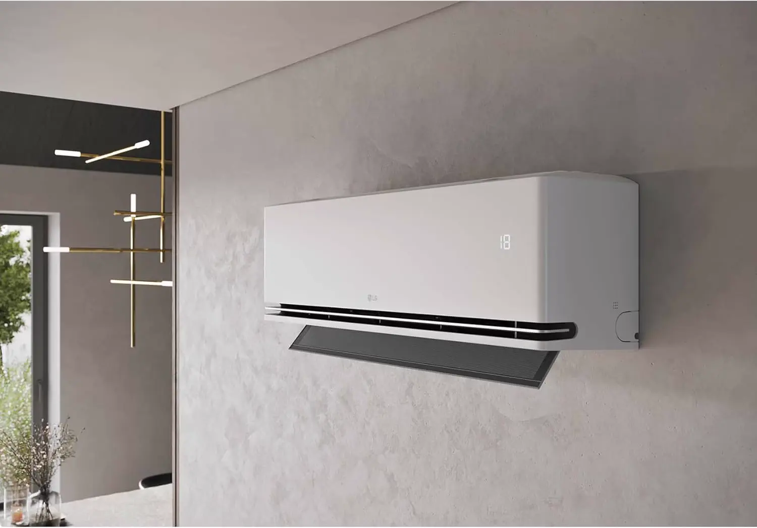 LG Klimaanlage Bi Split DualCool Deluxe WiFi 9 000 + 12 000 Btu, vue 17