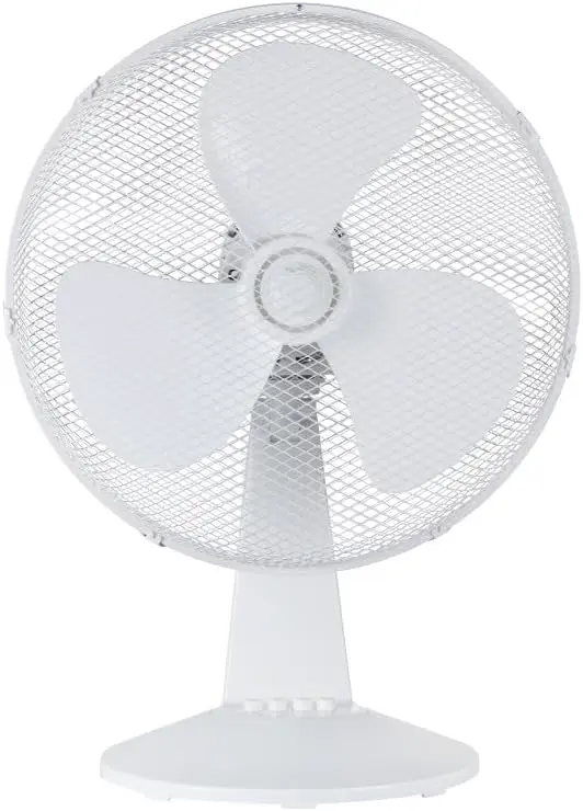 COMFEE' CFT40PW00A2 Tischventilator, 40 cm, 25 W, leiser Ventilator mit 3 Flügeln, 3 Geschwindigkeitsstufen, Oszillation 90°, effizient und geeignet für Zuhause und Büro, Weiß vue 1