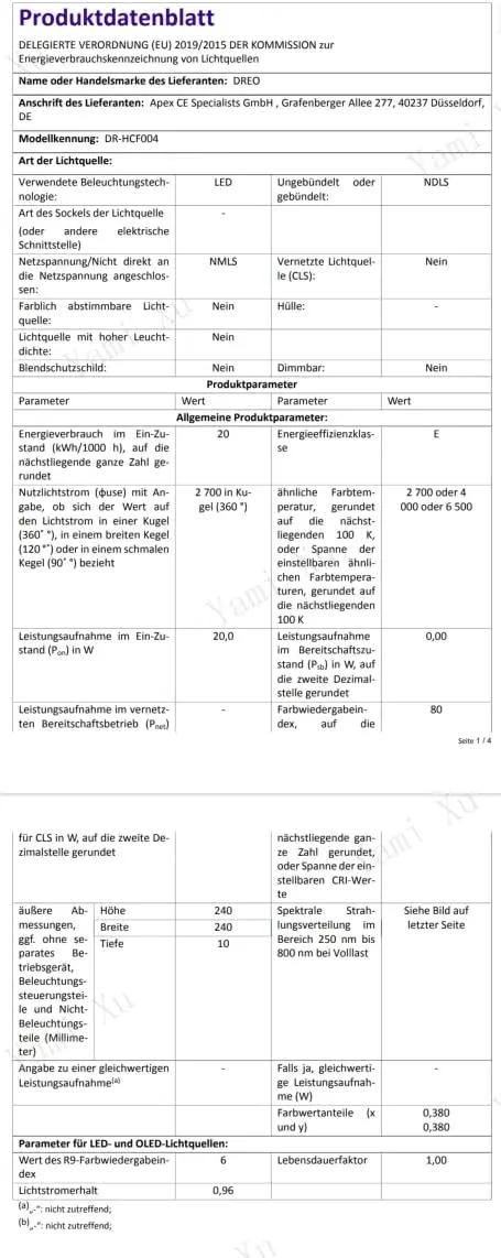 DREO Deckenventilator mit Beleuchtung und Fernbedienung,132 cm Weißer Ventilator decke mit Licht,5 CCT-Farben, 6-stufig dimmbar, 6 Stufen, leiser reversibler DC-Motor, Timer (1/4/8h) vue 9