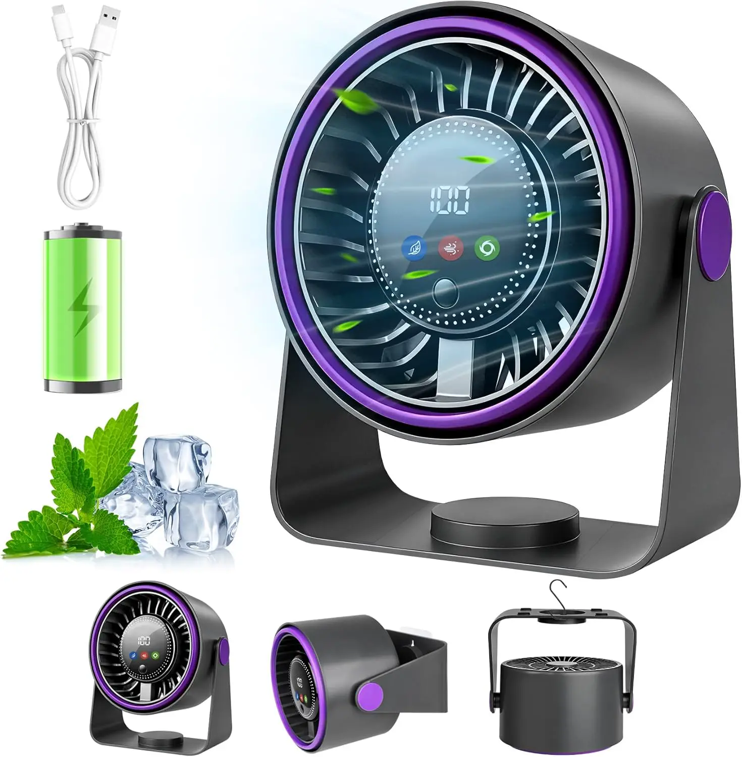 Tragbare Klimaanlage, tragbarer Luftkühler, Warm- und Kaltgerät, kostenlose Installation, Fernbedienung für Zuhause und Büro