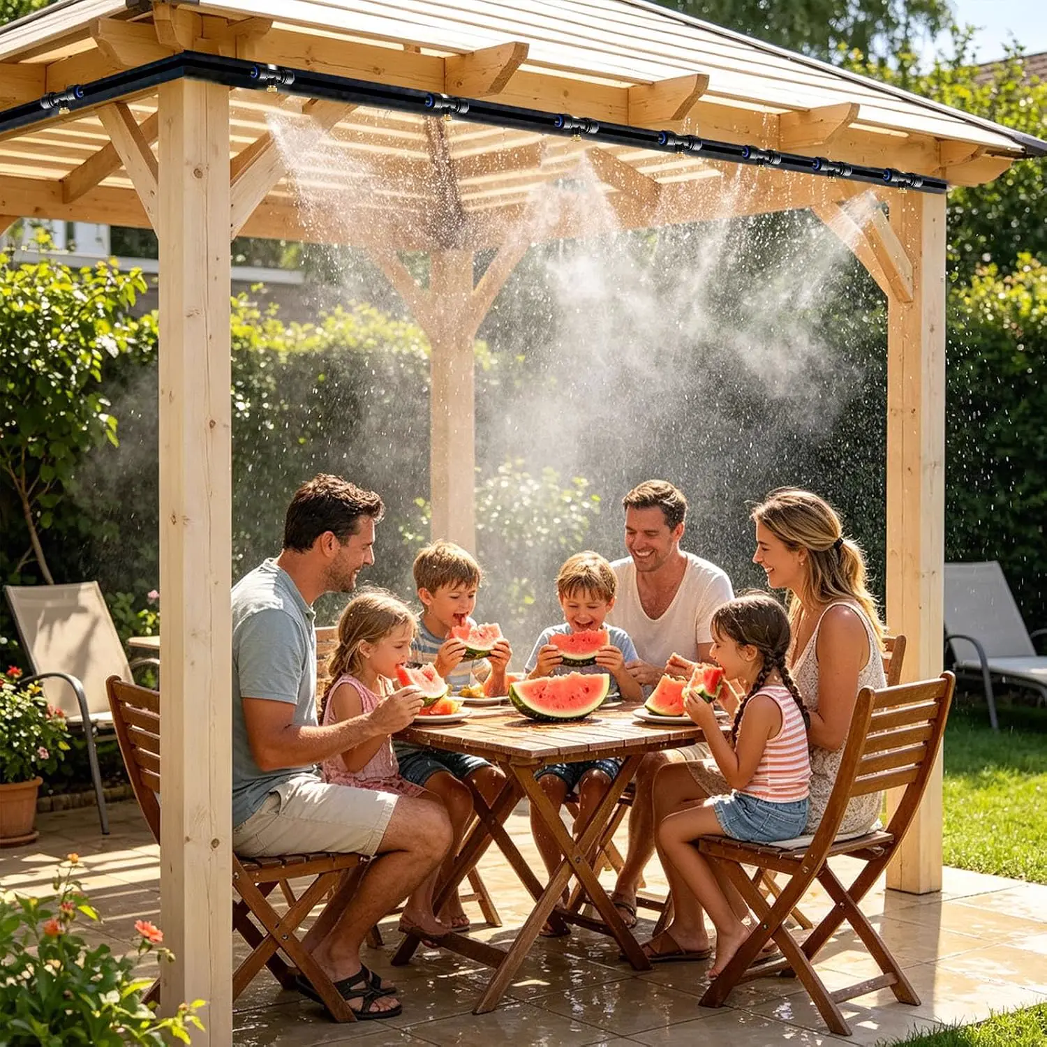 Zerstäuber Terrasse Außen Kit D’Irrigation System De vue 4