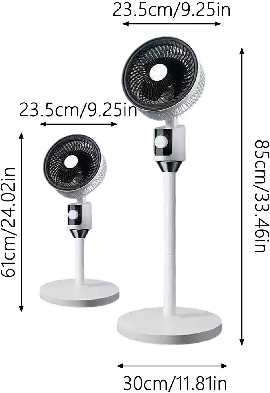 Ventilator Standventilator | Ventilator Turm Standventilator Oscillant vue 8