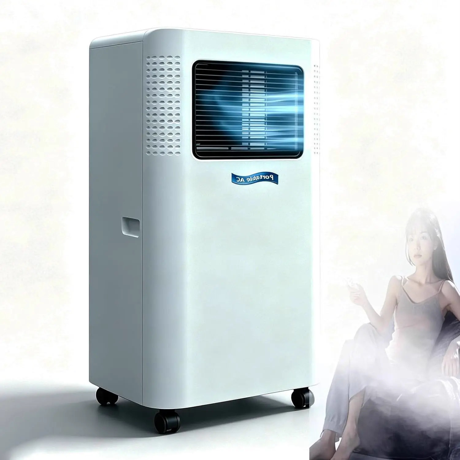 SMETA Monoblock Wärmepumpe, 14kW Luft Wasser Wärmepumpe 3-in-1 Heizen Kühlen 75°C Warmwasser Wärmepumpe R290, Intelligente Abtauung Frostschutz, Doppelventilatoren, WiFi, A+++, Einphasig & Förderfähig